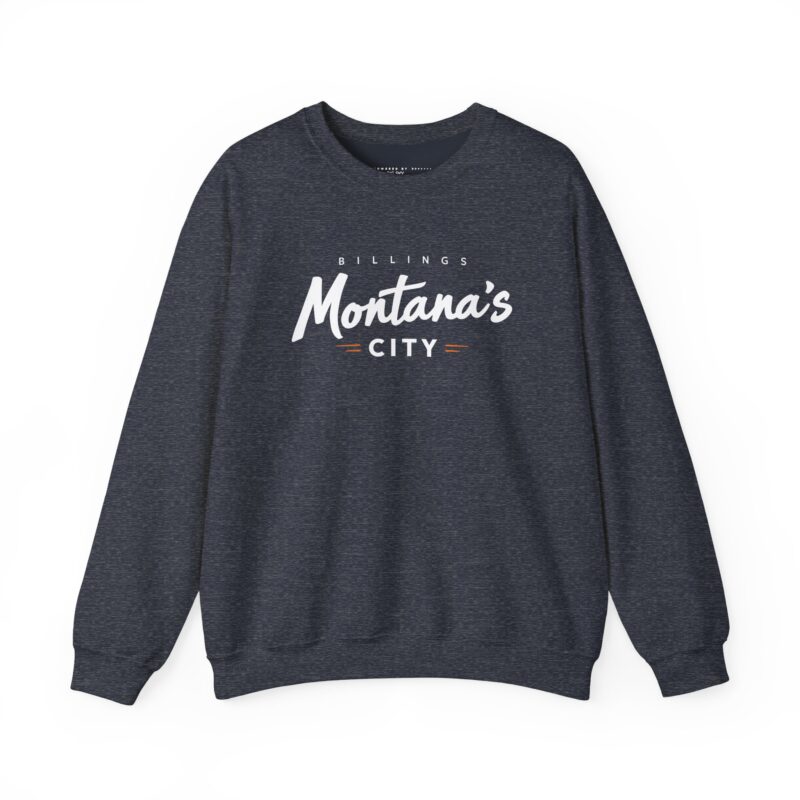 Gray sweatshirt with 'Montana's City' print